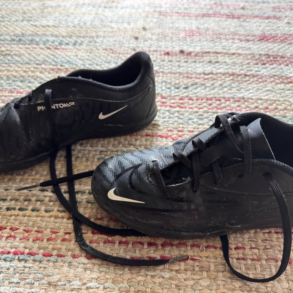Nike Black indoor soccer shoes